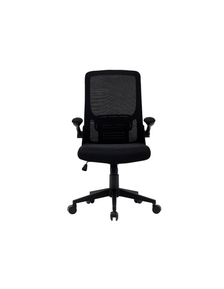 Silla q-connect oficina alba malla base metalica alt max 1110 anc 610 prof 580 ruedas premium color negro