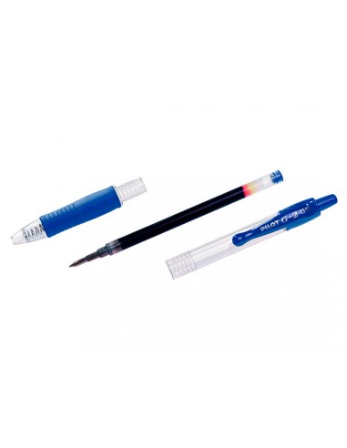 Boligrafo pilot g-2 azul tinta gel retractil...