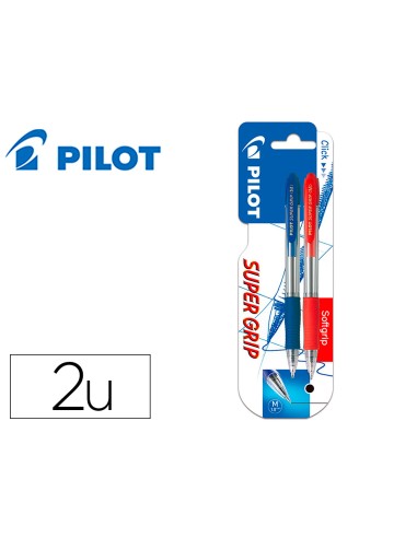 Boligrafo pilot super grip retractil sujecion...