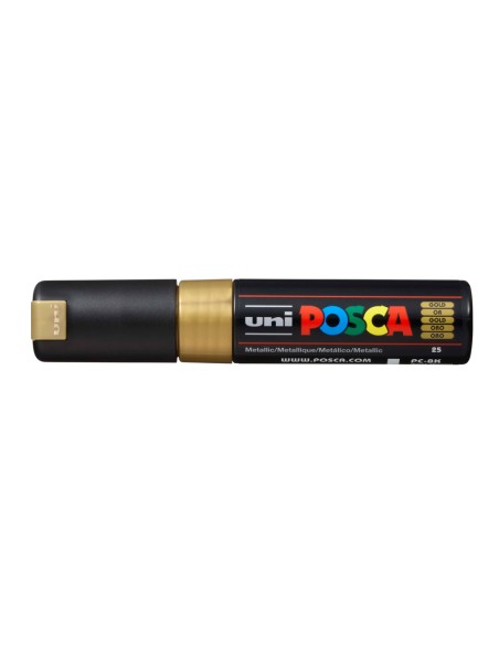 Rotulador uni posca pc-8k oro metalico