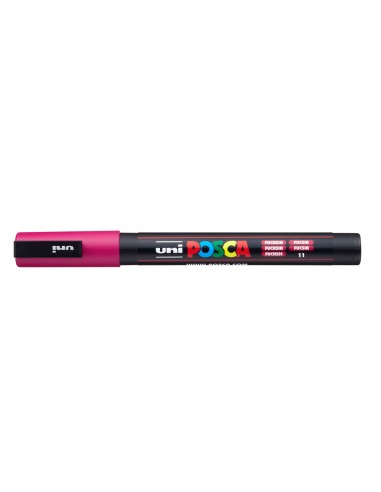 Rotulador uni posca pc-3m fucsia