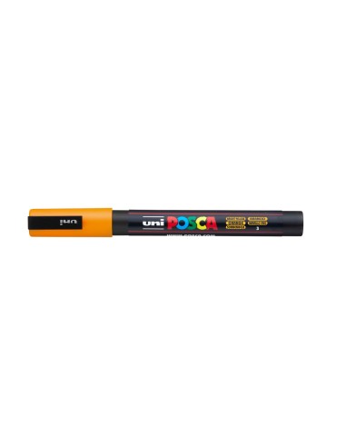 Rotulador uni posca pc-3m naranja medio