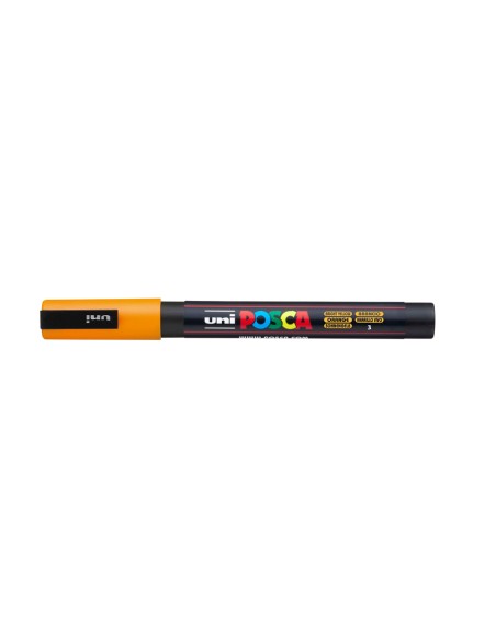 Rotulador uni posca pc-3m naranja medio