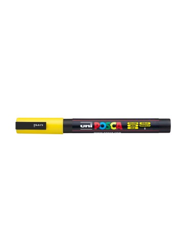 Rotulador uni posca pc-3m amarillo