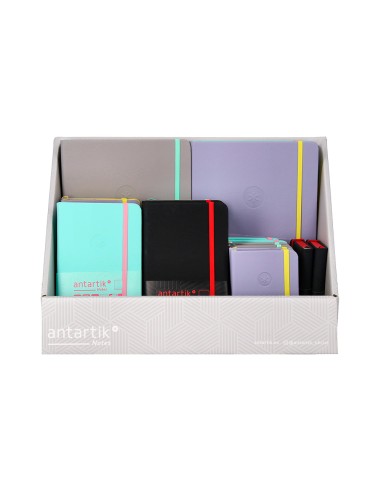 Cuaderno con gomilla antartik note tapa dura...