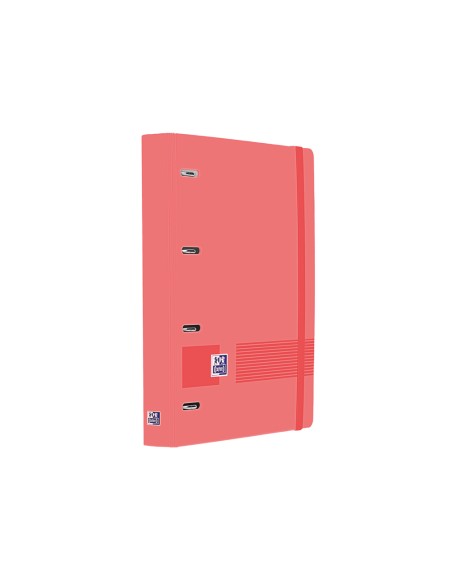 Carpeta 4 anillas oxford europeanbinder live&go tapa polifoam din a4 + recambio 120 hojas cuadro 5 mm sandia
