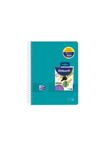 Cuaderno espiral oxford europeanbook 8 tapa...
