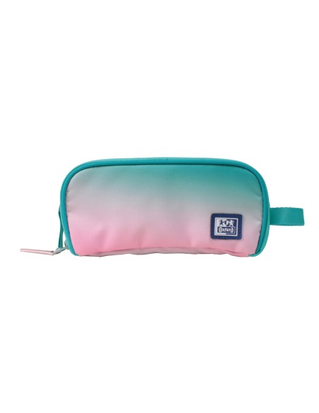 Estuche portatodo oxford kangoo gradient ocean tres cremalleras 80x100x220 mm