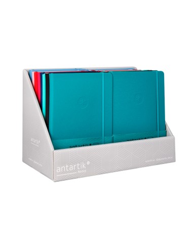 Cuaderno con gomilla antartik note tapa blanda...