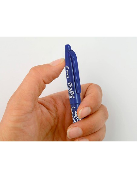 Boligrafo pilot frixion ball borrable 0,7 mm punta media azul en blister