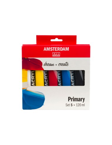 Pintura acrilica amsterdam bote 120 ml caja de...