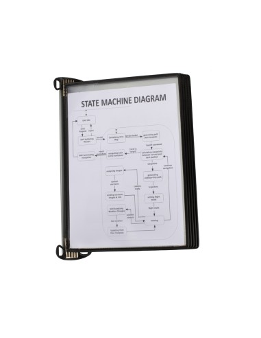 Portacatalogo de pared djois pro con 5 fundas...