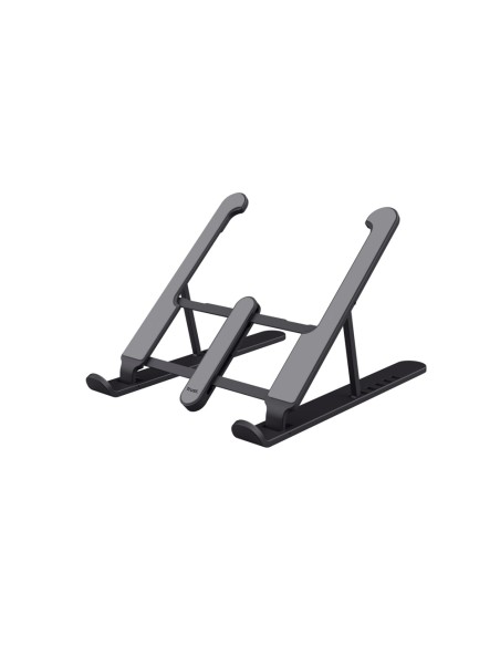 Soporte elevador trust primo para portatil 16\" ajustable 6 alturas color negro
