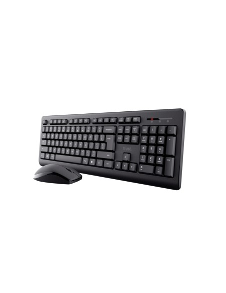 Set teclado + raton trust primo inalambrico usb 2.0 color negro