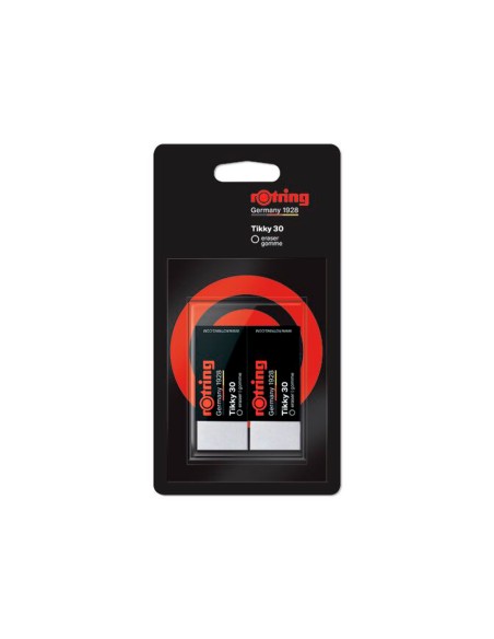 Goma de borrar rotring tikky 30 blister de 2 unidades