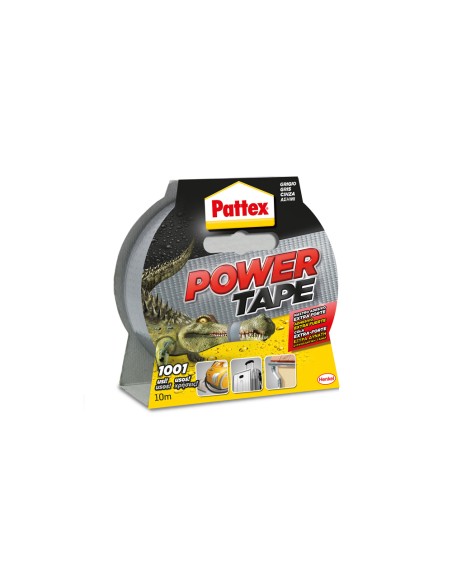 Cinta adhesiva pattex americana 5 m x 50 mm super fuerte color gris