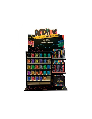 Rotulador liderpapel acrylic expositor madera...