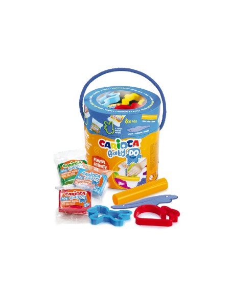 Pasta de modelar carioca baby do playset 10 piezas