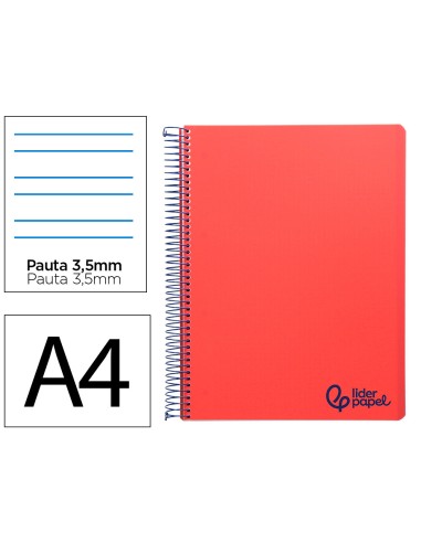 Cuaderno espiral liderpapel a4 wonder tapa...