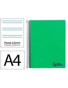 Cuaderno espiral liderpapel...