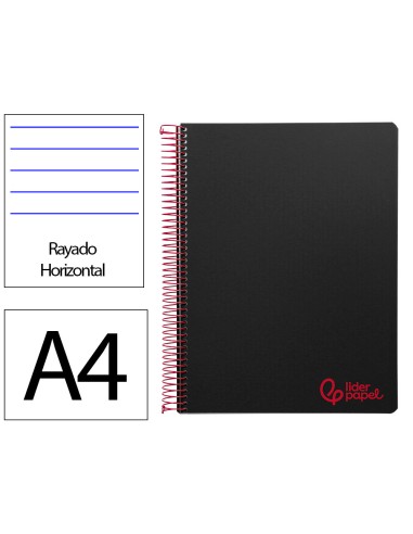 Cuaderno espiral liderpapel a4 wonder tapa...