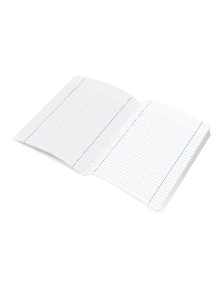 Libreta liderpapel smart a4 48 hojas 75gr horizontal con doble margen colores surtidos
