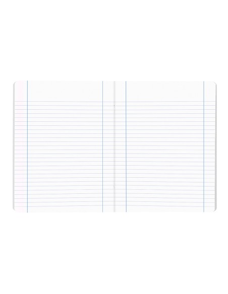 Libreta liderpapel smart a5 plus 48 hojas 75gr horizontal doble margen colores surtidos