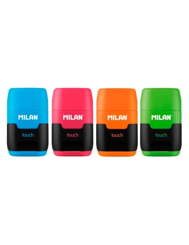 Sacapuntas milan compact touch duo plastico 2...