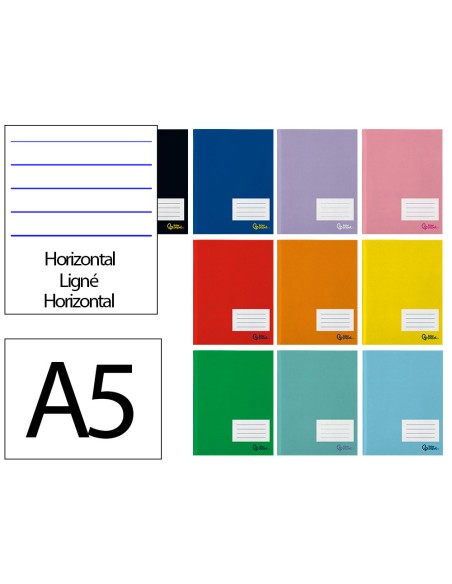 Libreta liderpapel smart a5 plus 32 hojas 75gr horizontal con margen