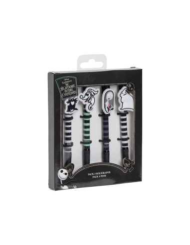 Boligrafo nightmare before christmas pack de 4...