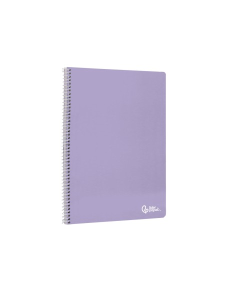 Cuaderno espiral liderpapel a5 micro smart tapa blanda 80h 75gr cuadro 5mm doble margen 6 taladros colores