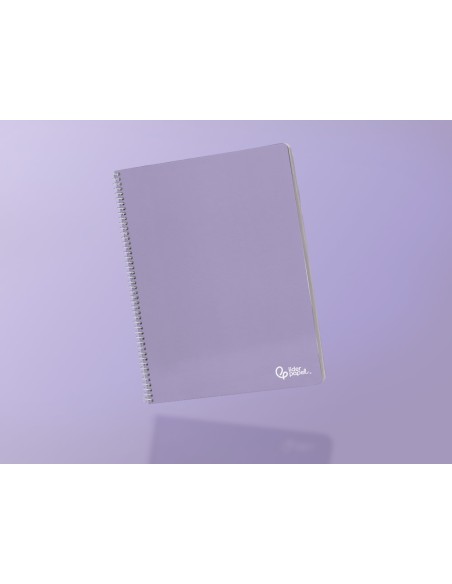 Cuaderno espiral liderpapel a5 micro smart tapa blanda 80h 75gr cuadro 5mm doble margen 6 taladros colores