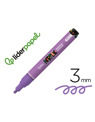 Rotulador liderpapel acrylic base agua todo...
