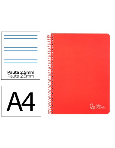 Cuaderno espiral liderpapel a4 witty tapa dura...