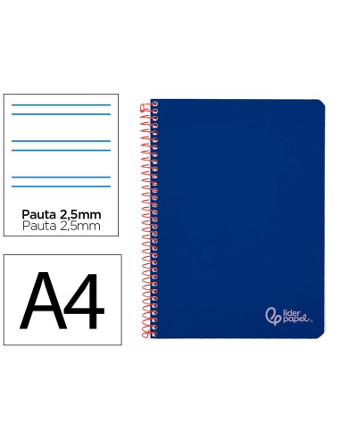 Cuaderno espiral liderpapel a4 witty tapa dura...