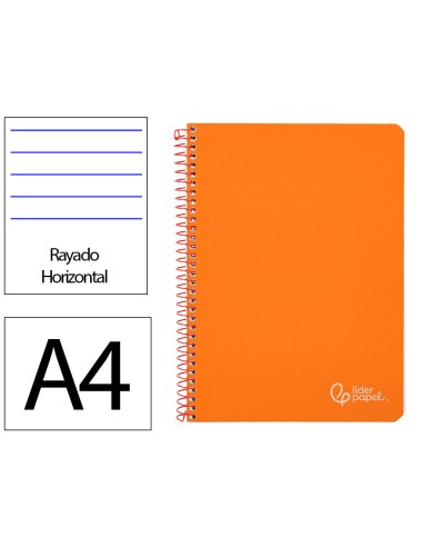 Cuaderno espiral liderpapel a4 witty tapa dura...