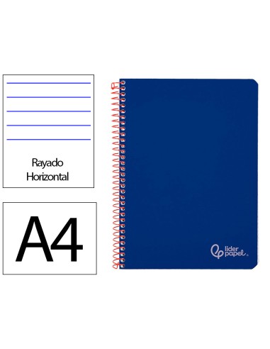 Cuaderno espiral liderpapel a4 witty tapa dura...