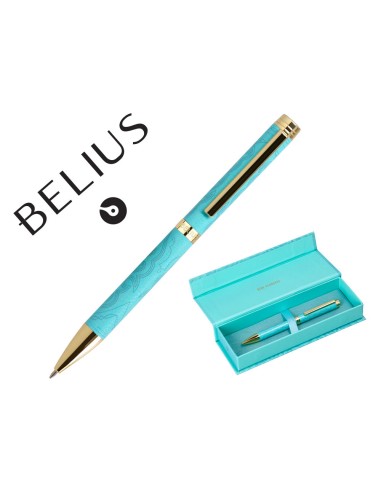 Boligrafo belius wild west aluminio color crema...