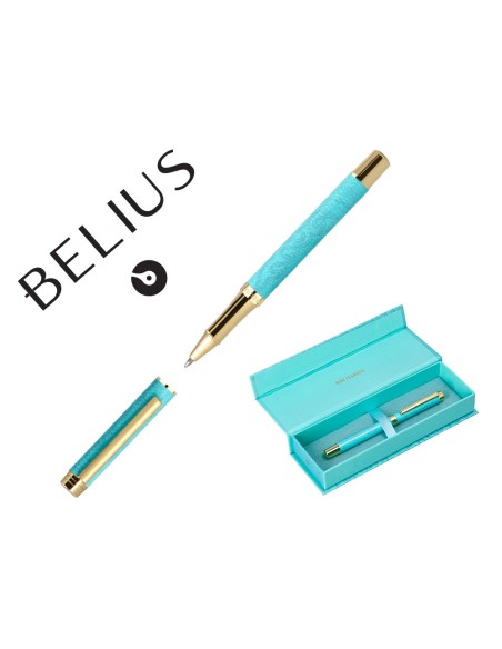 Roller belius wild west aluminio color crema dorado tinta color negro caja de diseño