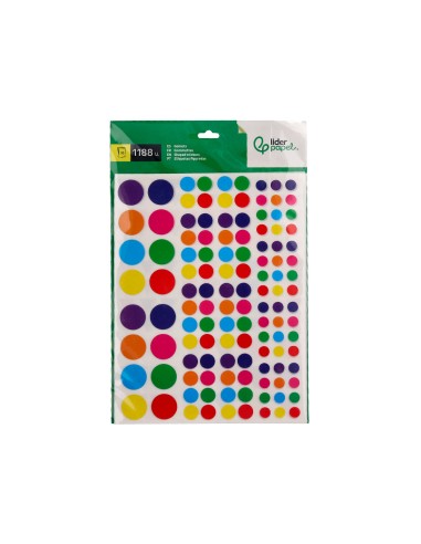 Gomets liderpapel autoadhesivo figuras de...