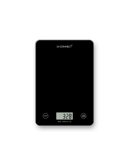 Bascula precision q-connect digital con pantalla lcd precision 1 g capacidad de 5 g a 5 kg 200x135x16 mm