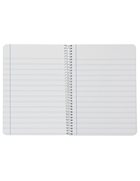 Cuaderno espiral liderpapel a4 witty tapa dura 80h 90gr pauta 2,5mm con margen colores surtidos