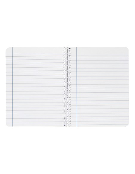 Cuaderno espiral liderpapel a4 witty tapa dura 80h 90gr rayado horizontal 8mm con margen colores surtidos