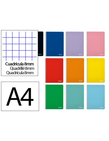 Cuaderno espiral liderpapel a4 witty tapa dura...