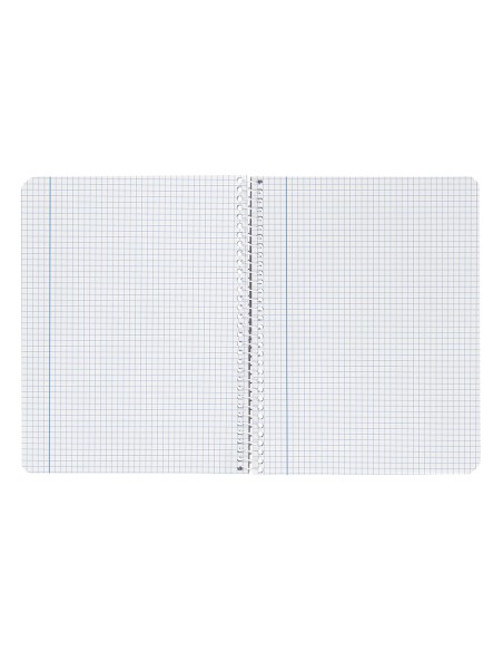 Cuaderno espiral liderpapel a4 witty tapa dura 80h 90gr cuadro 5mm con margen colores surtidos