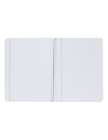 Cuaderno espiral liderpapel a4 witty tapa dura 80h 90gr cuadro 3mm con margen colores surtidos