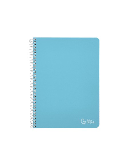 Cuaderno espiral liderpapel a4 witty tapa dura 80h 90gr cuadro 4mm con margen colores surtidos