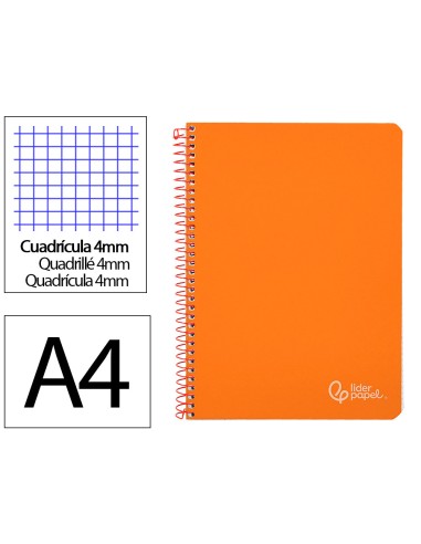 Cuaderno espiral liderpapel a4 witty tapa dura...