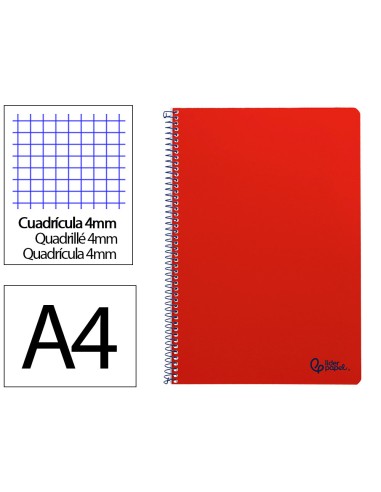 Cuaderno espiral liderpapel a4 smart tapa...