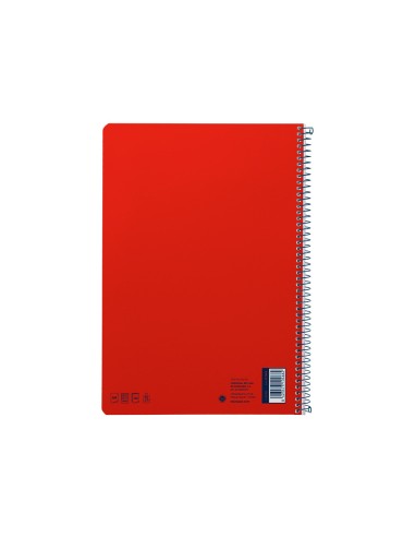 Cuaderno espiral liderpapel a4 smart tapa...